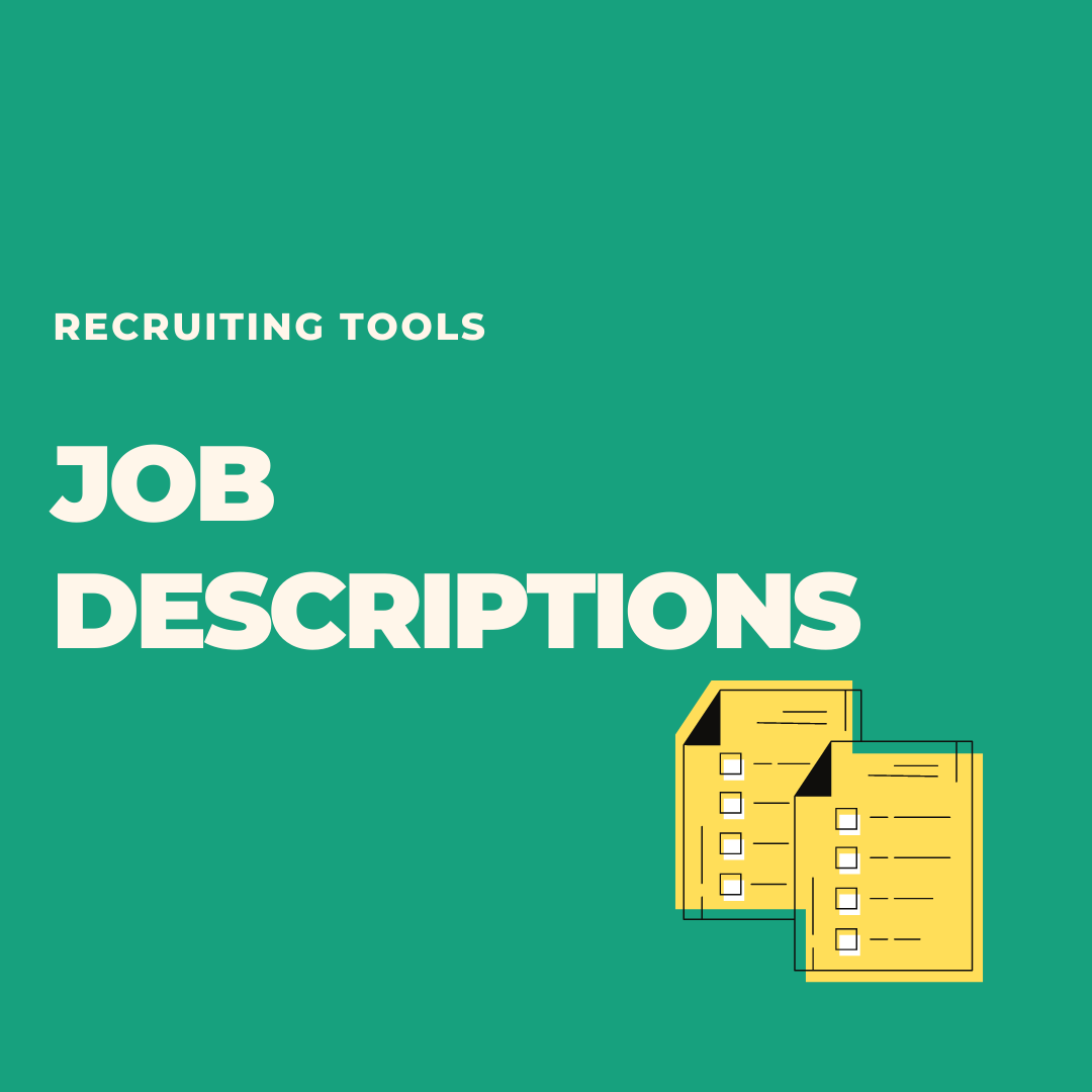 Writing A Job Description Use This Template 